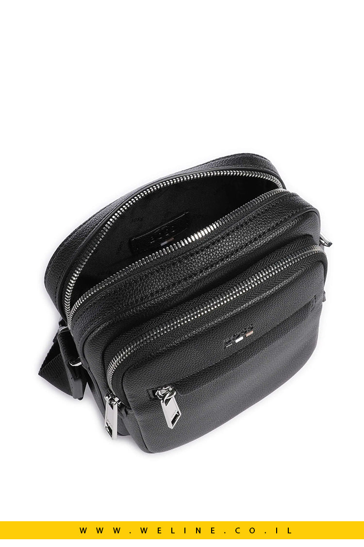 תיק BOSS Ray Crossbody Bag Synthetic Black