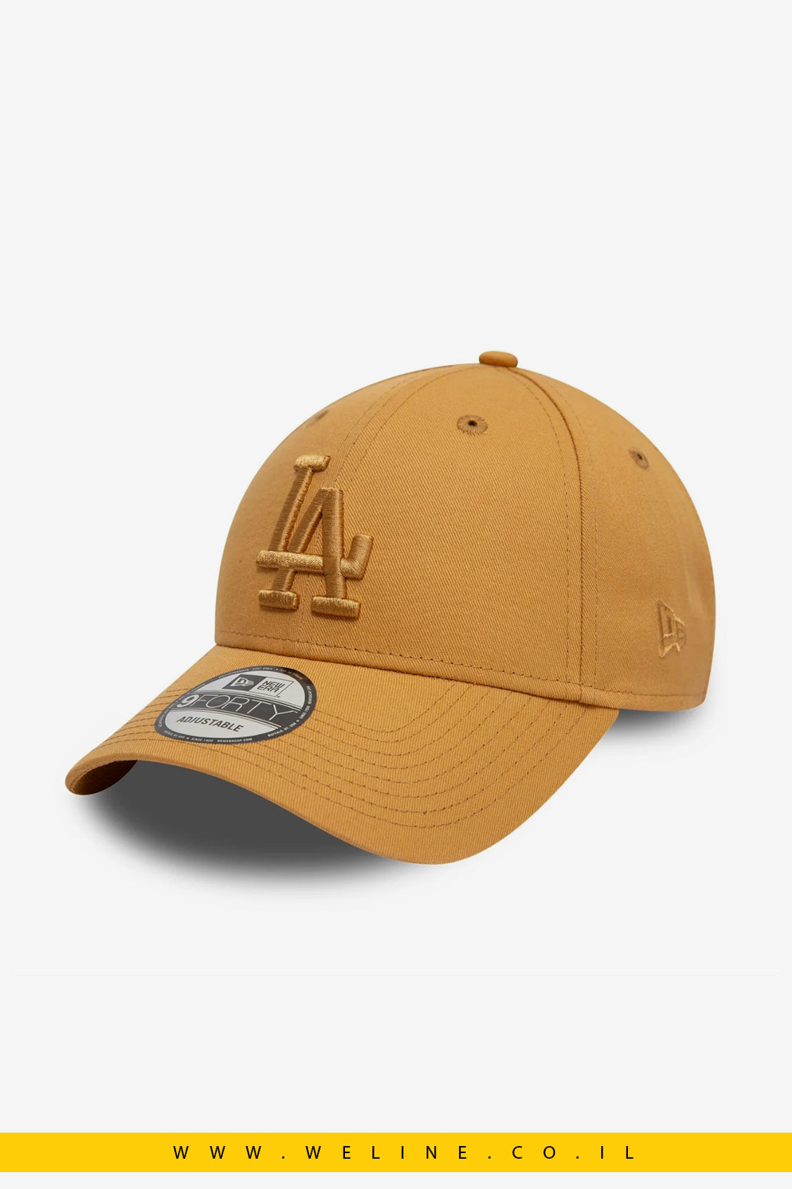 ובע מתכוונן LA Dodgers League Essential Dark Beige 9FORTY מבית New Era