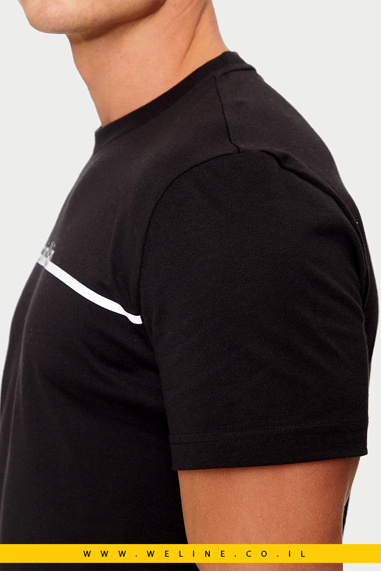 חולצת טי Calvin Klein Regular Fit בצבע שחור