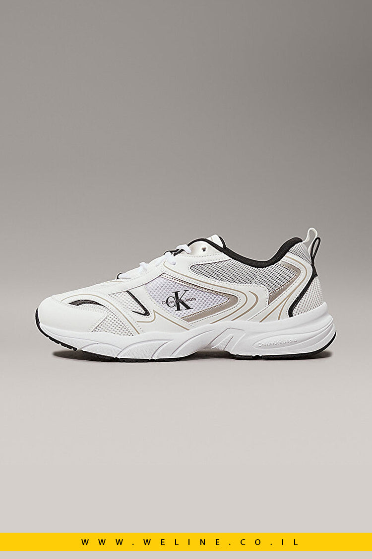 נעלי סניקרס רטרו טניס לגברים מבית Calvin Klein