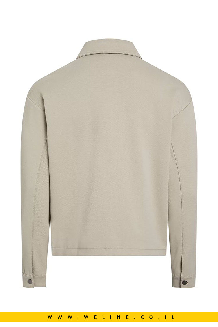 סווטשירט לגברים של Calvin Klein בצבע אפור