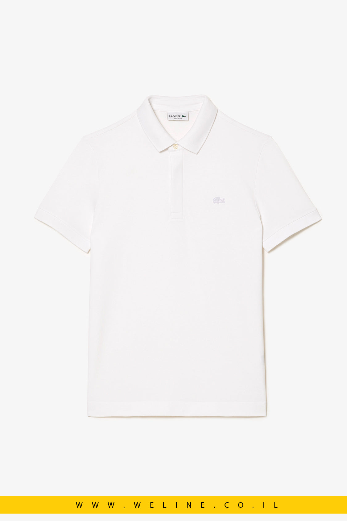 חולצת פולו לגברים Lacoste Paris Stretch Piqué