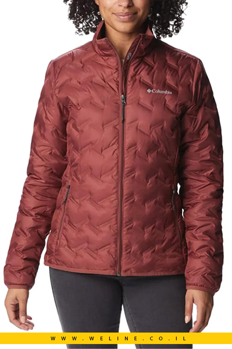 קולומביה Delta Ridge מעיל נשים אדום Outdoor