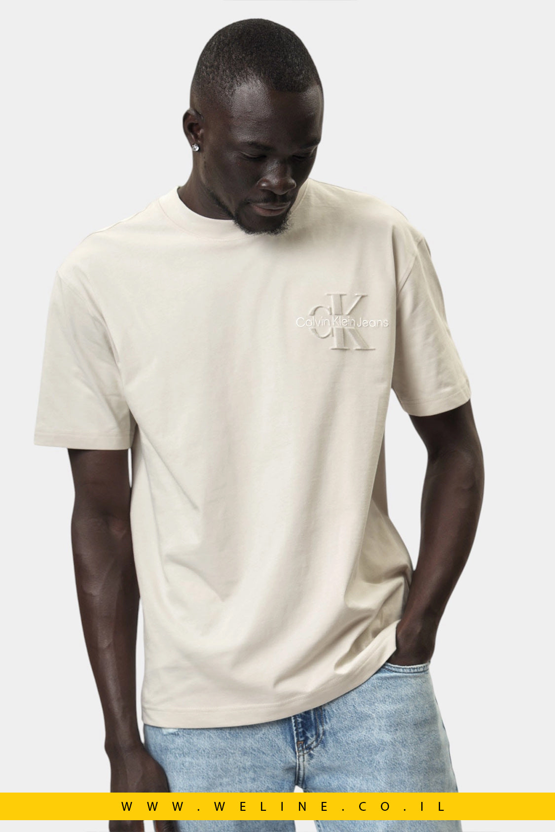 חולצת טי לגברים מבית Calvin Klein Jeans