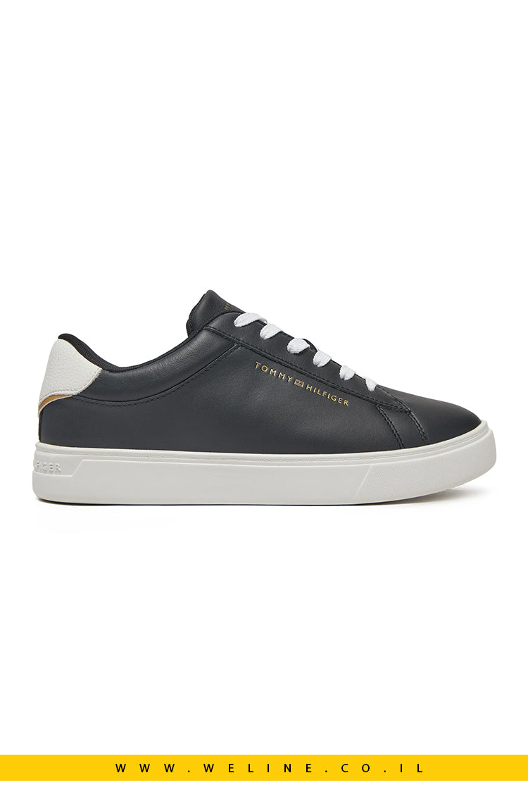 נעלי סניקרס Essential מעור לנשים מבית Tommy Hilfiger