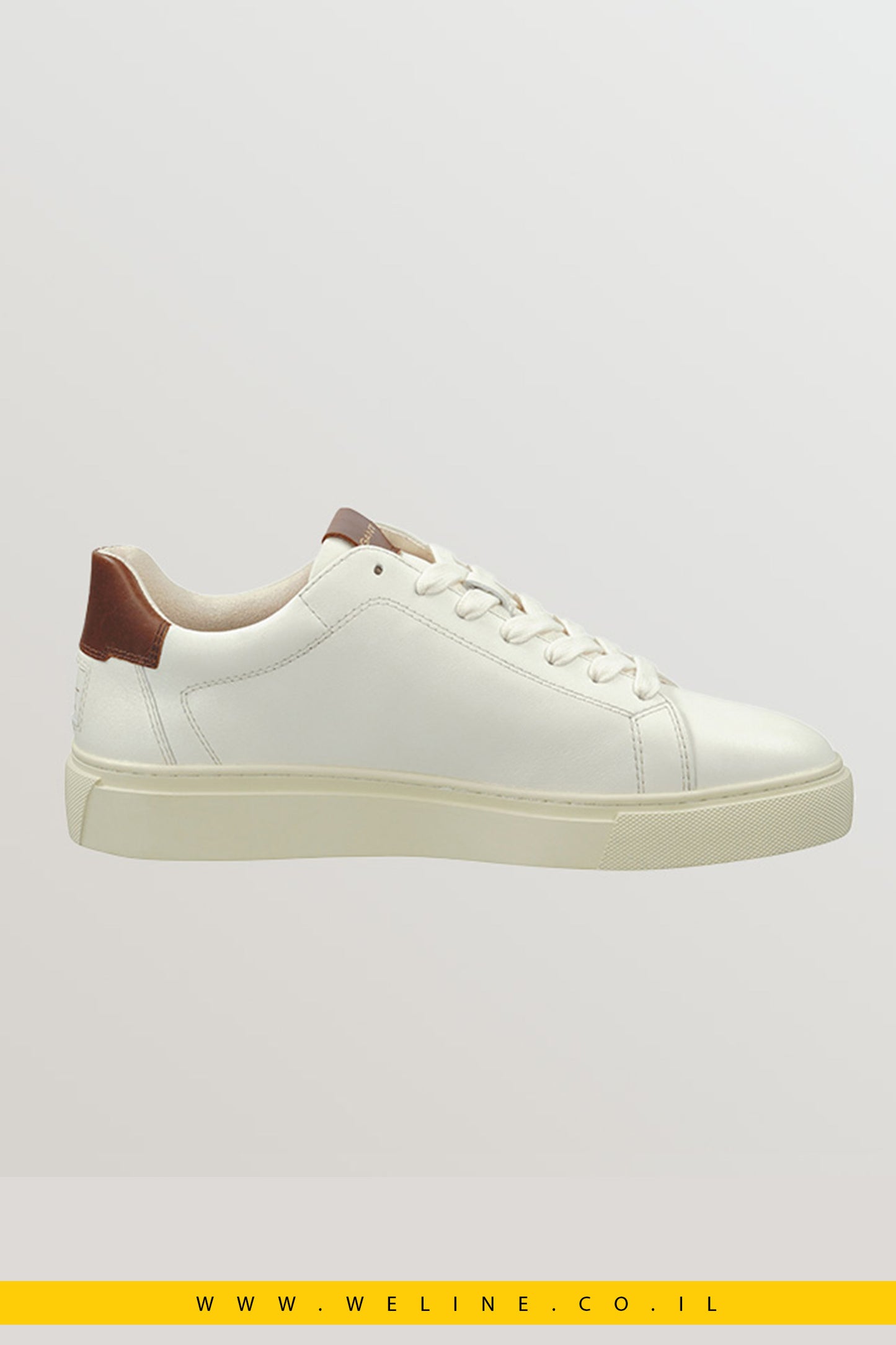 סניקרס עור לבן/חום McJulien Leather