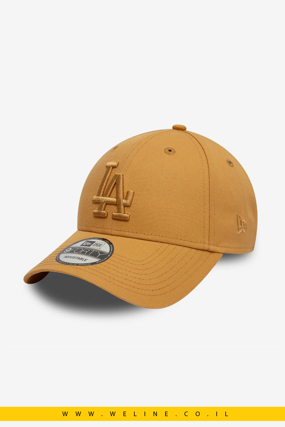 ובע מתכוונן LA Dodgers League Essential Dark Beige 9FORTY מבית New Era