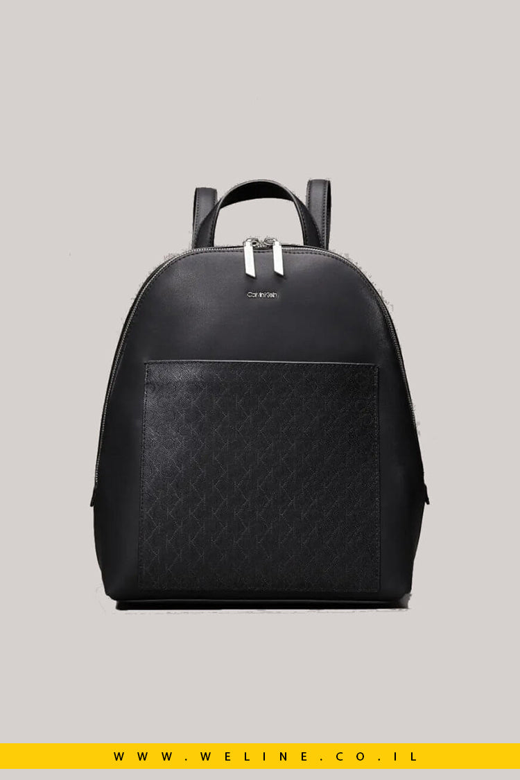 תיק גב Calvin Klein Must Dome Backpack Mono בצבע שחור קלאסי
