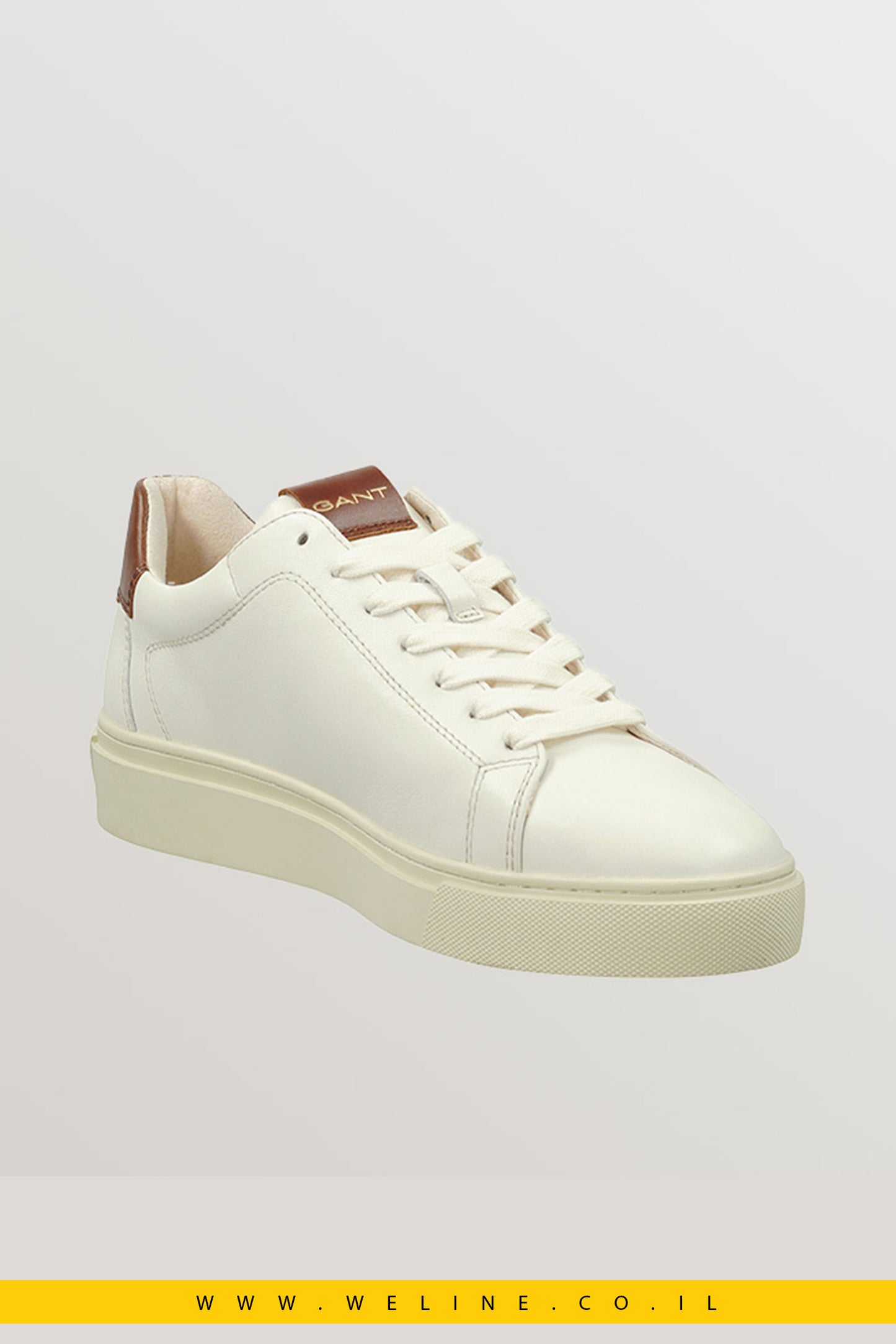 סניקרס עור לבן/חום McJulien Leather