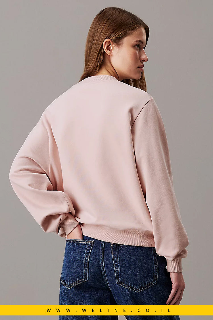 סווטשירט Relaxed Chenille Monogram מבית Calvin Klein