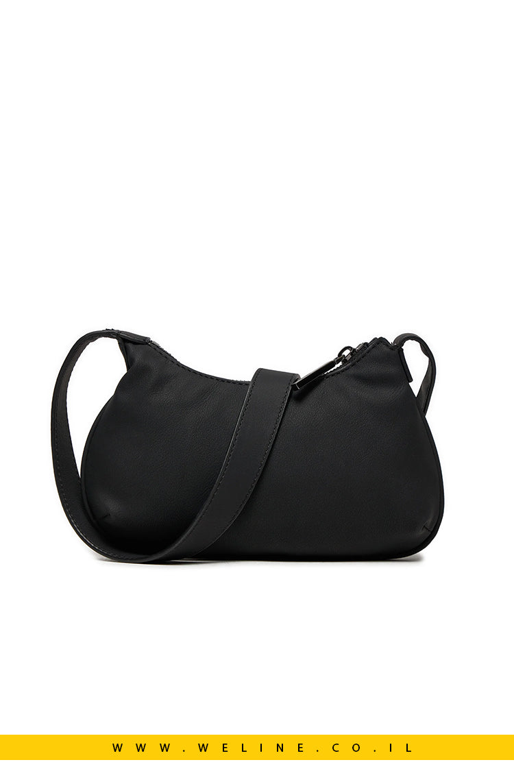 תיק צד קטן לנשים Calvin Klein Soft Crossbody בצבע שחור