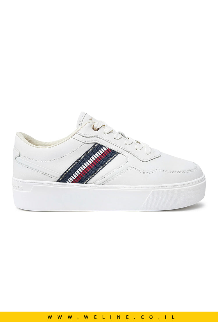 סניקרס לנשים Tommy Hilfiger דגם צבע לבן