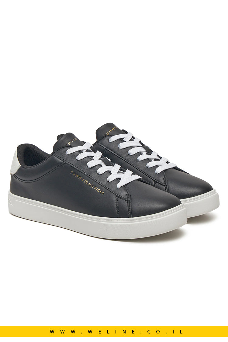 נעלי סניקרס Essential מעור לנשים מבית Tommy Hilfiger