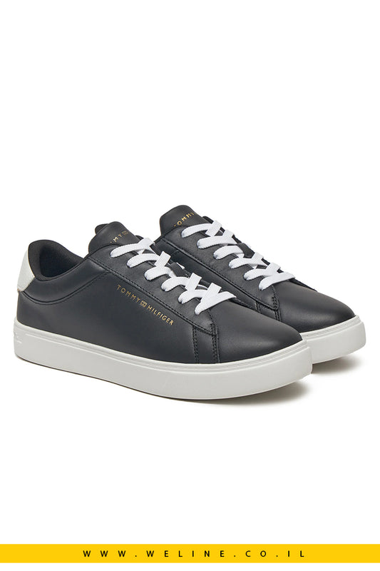 נעלי סניקרס Essential מעור לנשים מבית Tommy Hilfiger