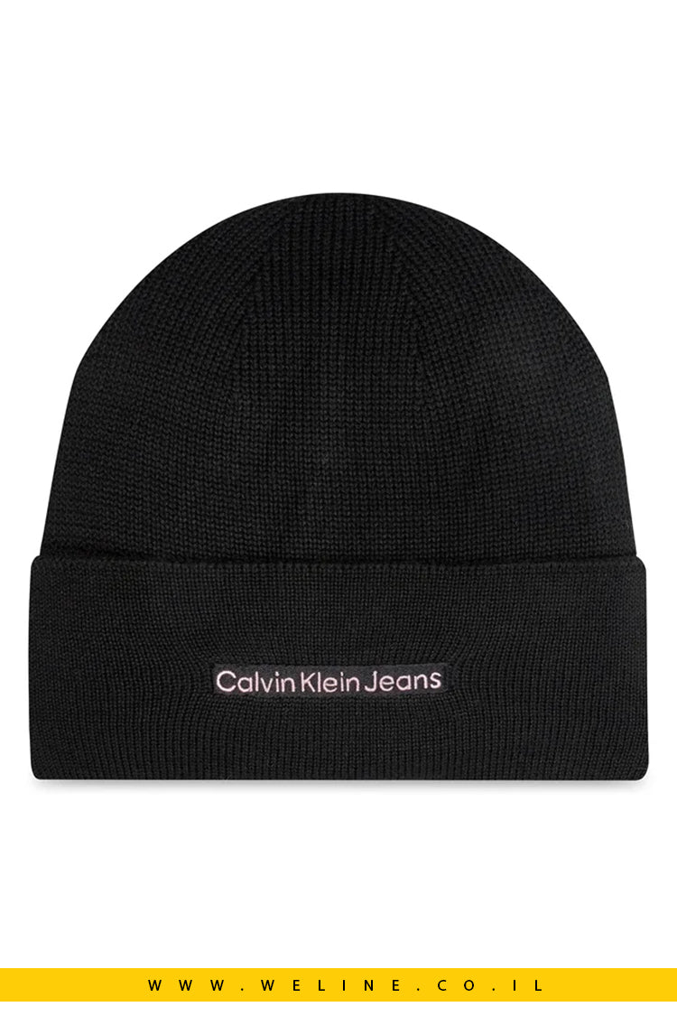 כובע Calvin Klein Inst Embr בצבע ורוד