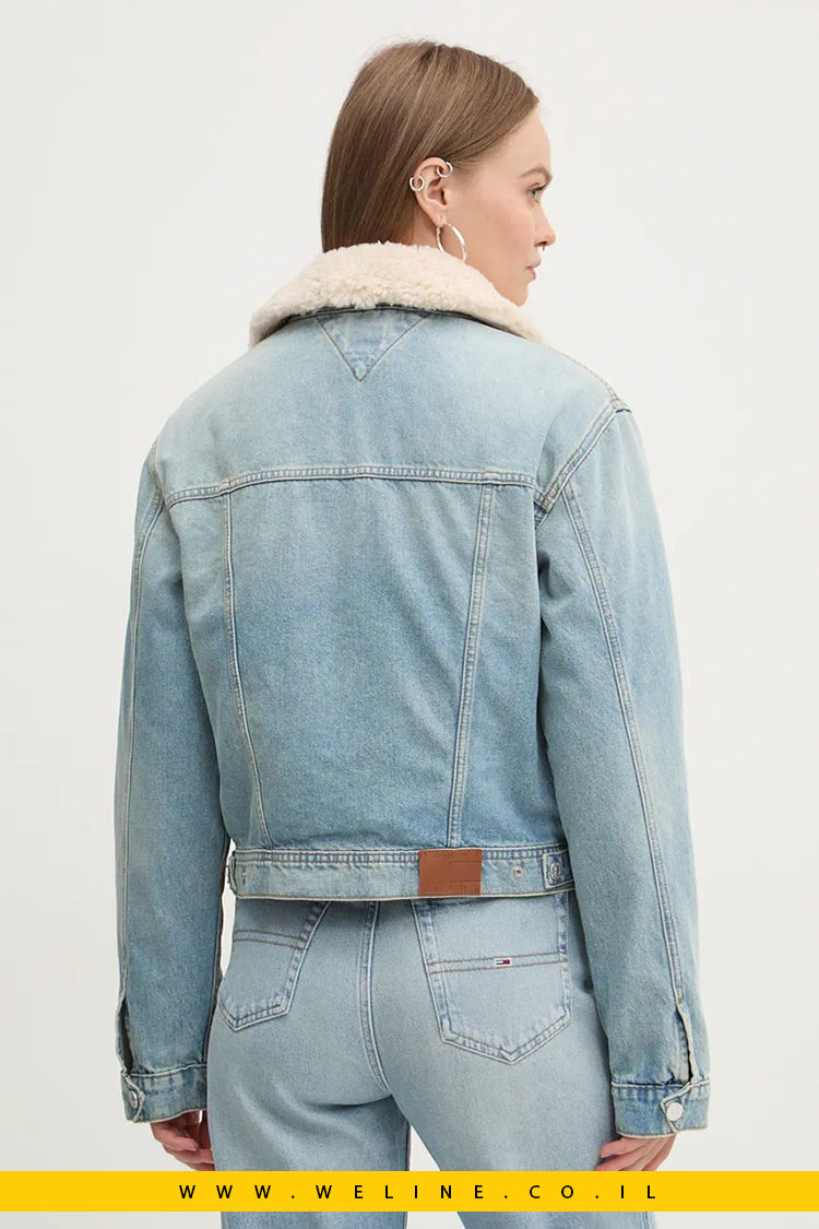 ג'קט ג'ינס לנשים Tommy Jeans בצבע כחול