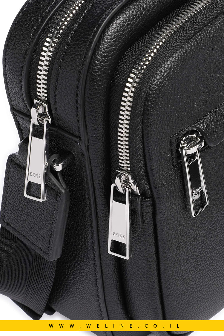 תיק BOSS Ray Crossbody Bag Synthetic Black