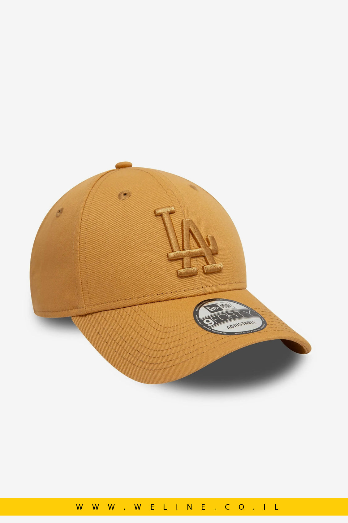 ובע מתכוונן LA Dodgers League Essential Dark Beige 9FORTY מבית New Era