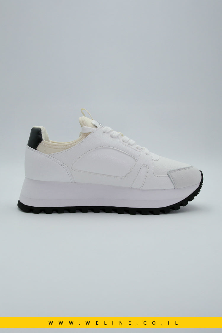נעלי סניקרס Calvin Klein Runner Low Laceup Mix Nbs