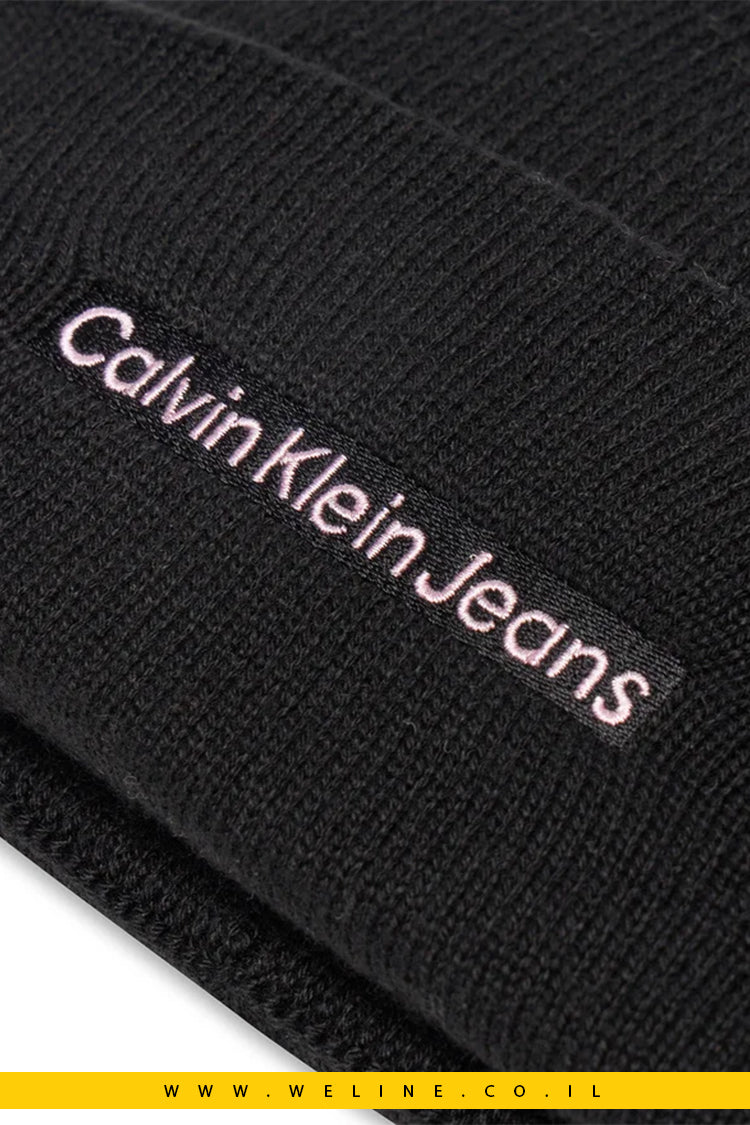 כובע Calvin Klein Inst Embr בצבע ורוד