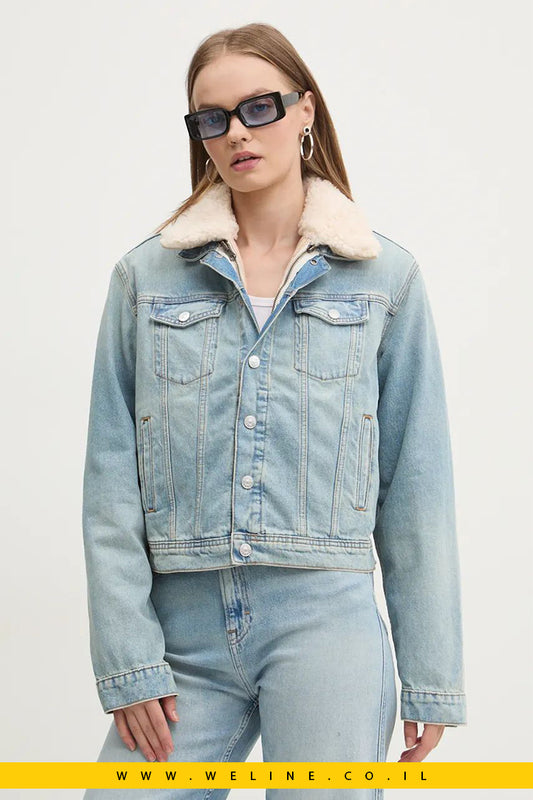 ג'קט ג'ינס לנשים Tommy Jeans בצבע כחול