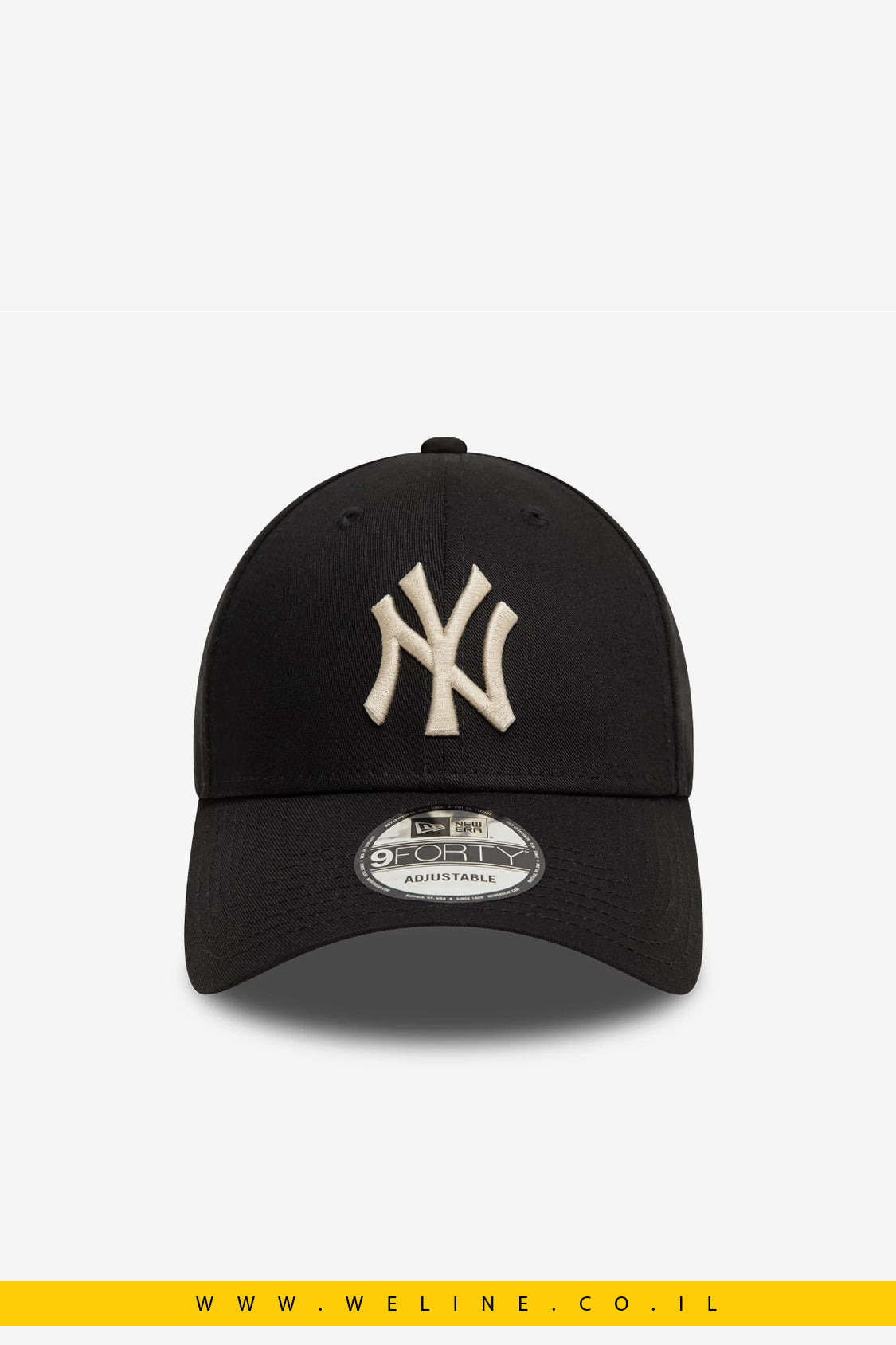 כובע מתכוונן New York Yankees League Essential Black 9FORTY מבית New Era