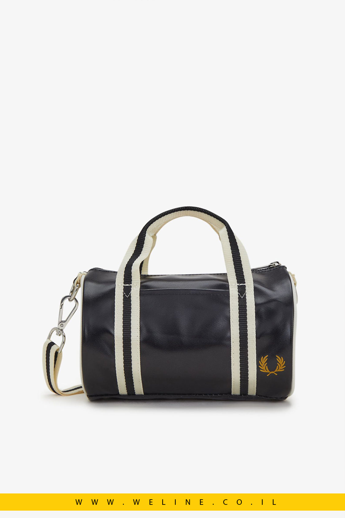 תיק קלאסי קטן בסגנון Barrel – Fred Perry