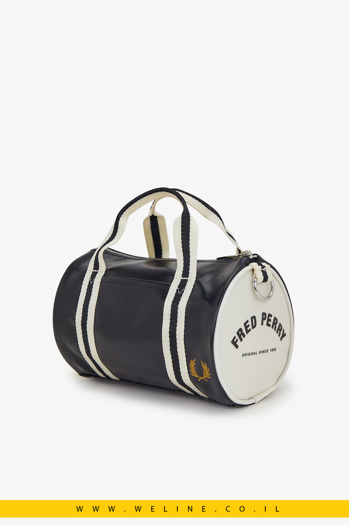 תיק קלאסי קטן בסגנון Barrel – Fred Perry