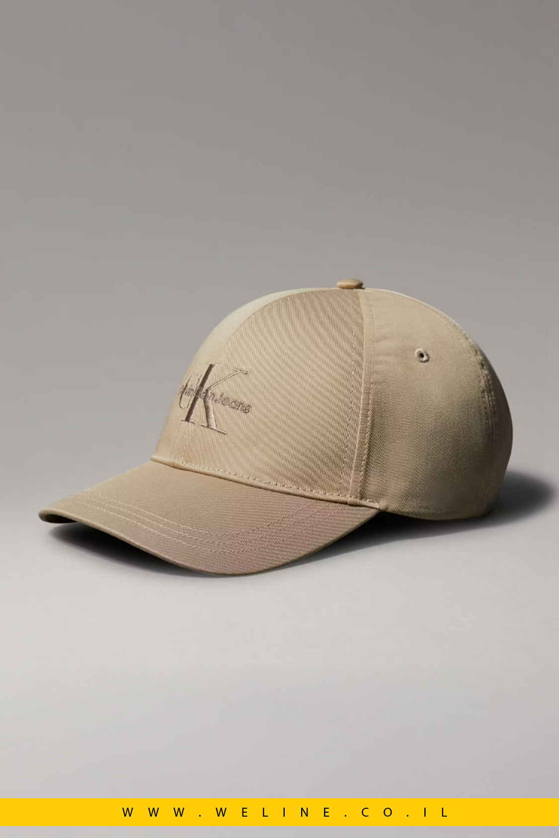כובע טוויל עם לוגו מונוגרמה רקום – Calvin Klein