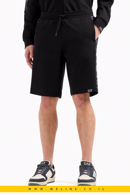 מכנסי ברמודה לגברים מסדרת לוגו – בגזרת רגולר