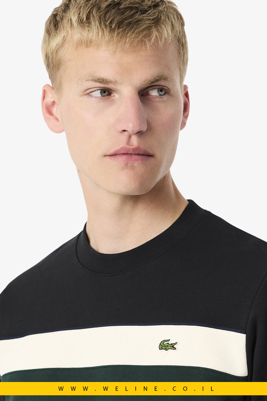 סווטשירט נשים Lacoste – Colour-Block Fleece