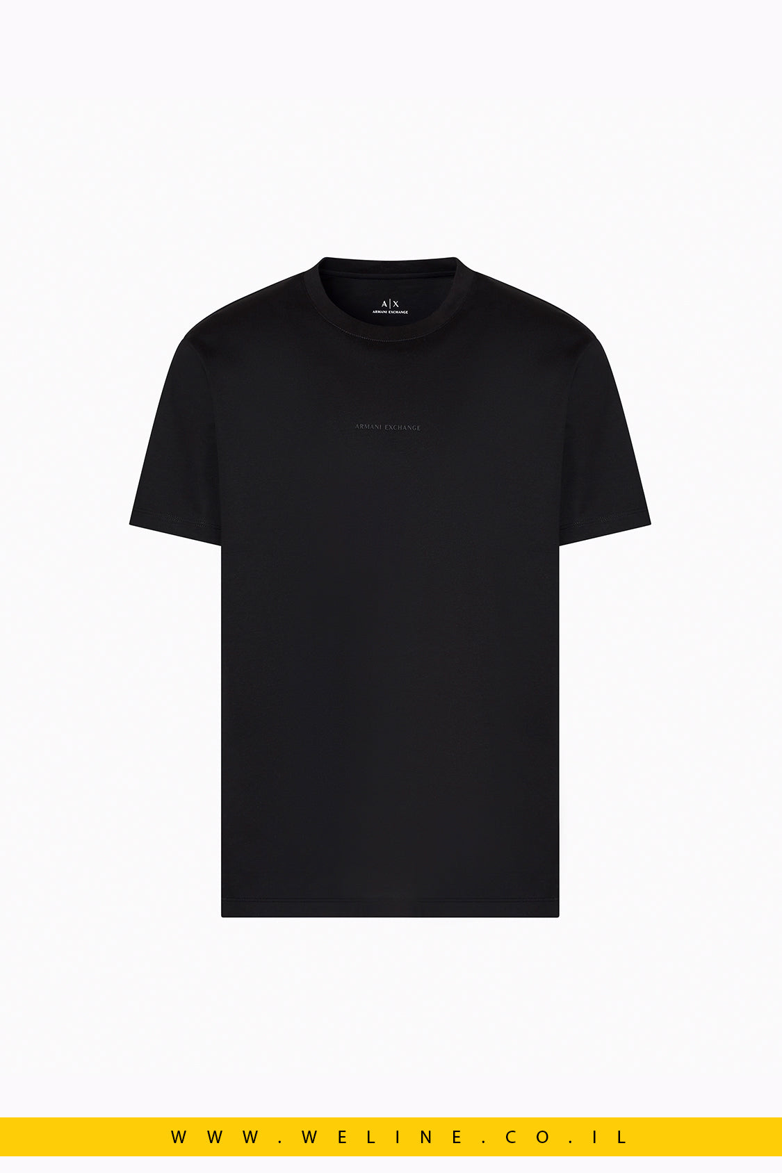 חולצת טי לגברים מכותנה מבריקה – Armani Exchange