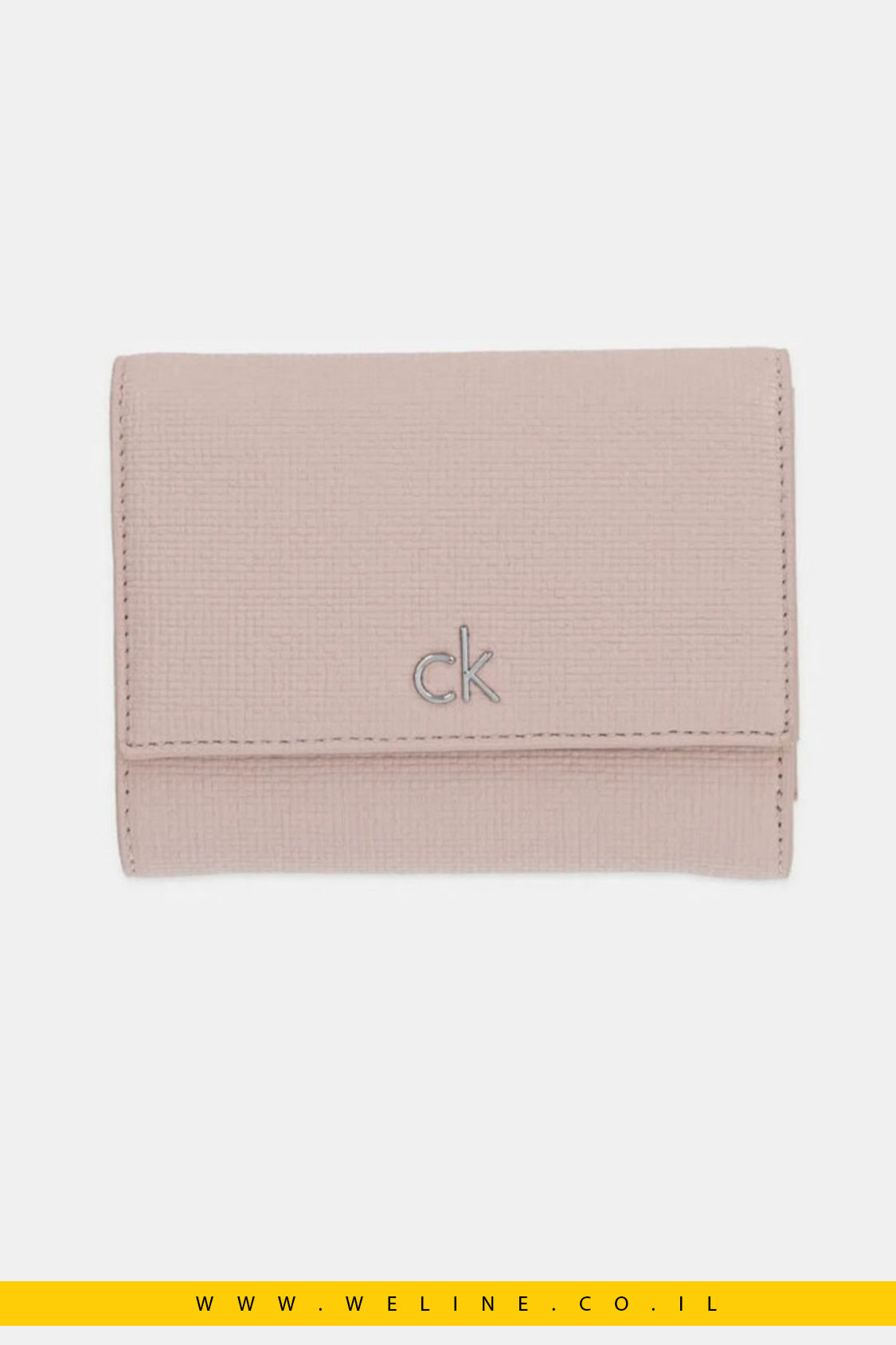 ארנק נשים בינוני Calvin Klein – דגם Daily Trifold בצבע ורוד Rose Dust