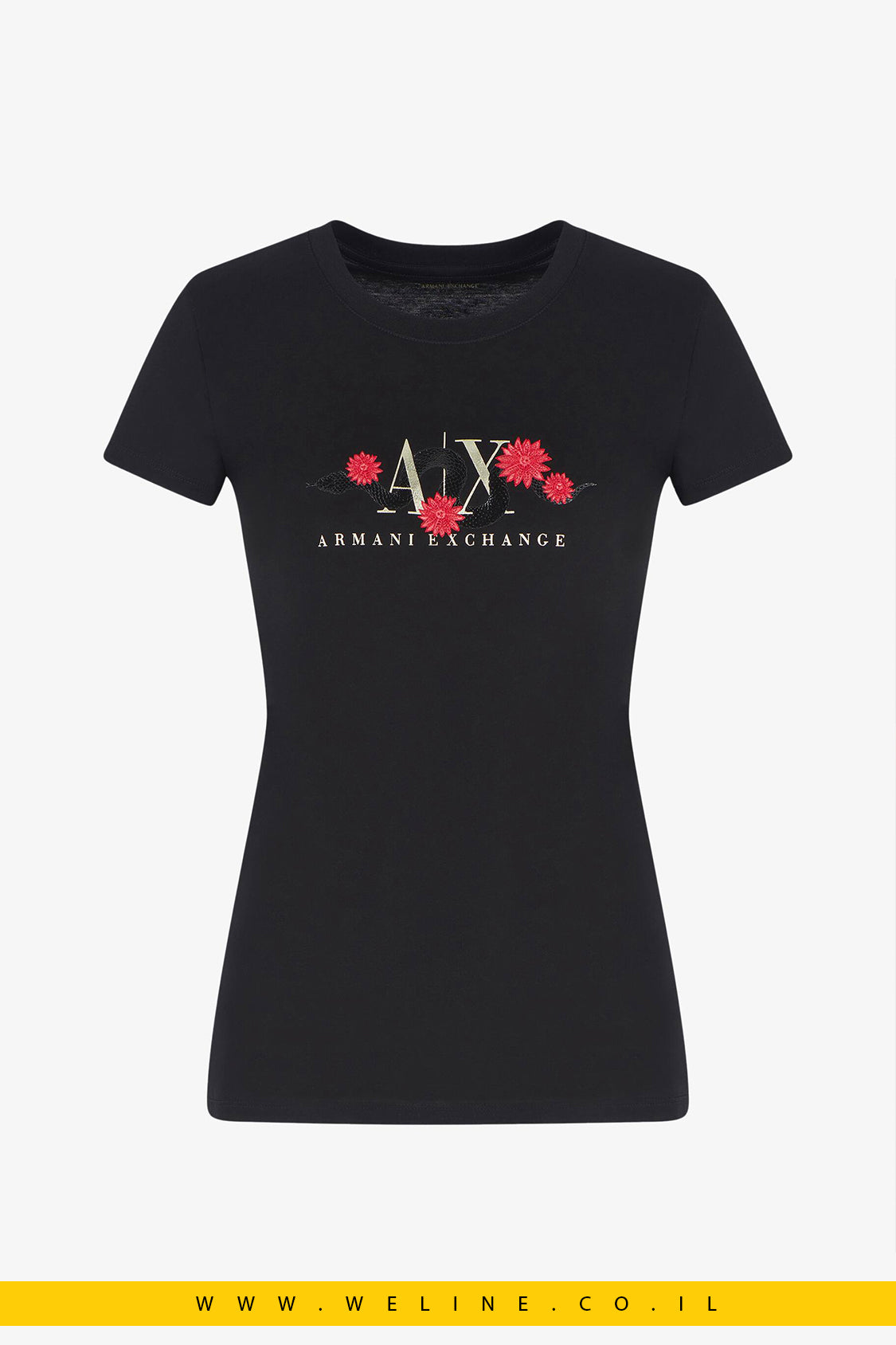 חולצת T סינית NY מבית Armani Exchange