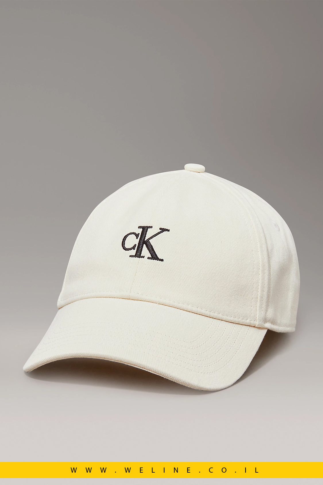 כובע טוויל ממותג עם לוגו רקום – Calvin Klein