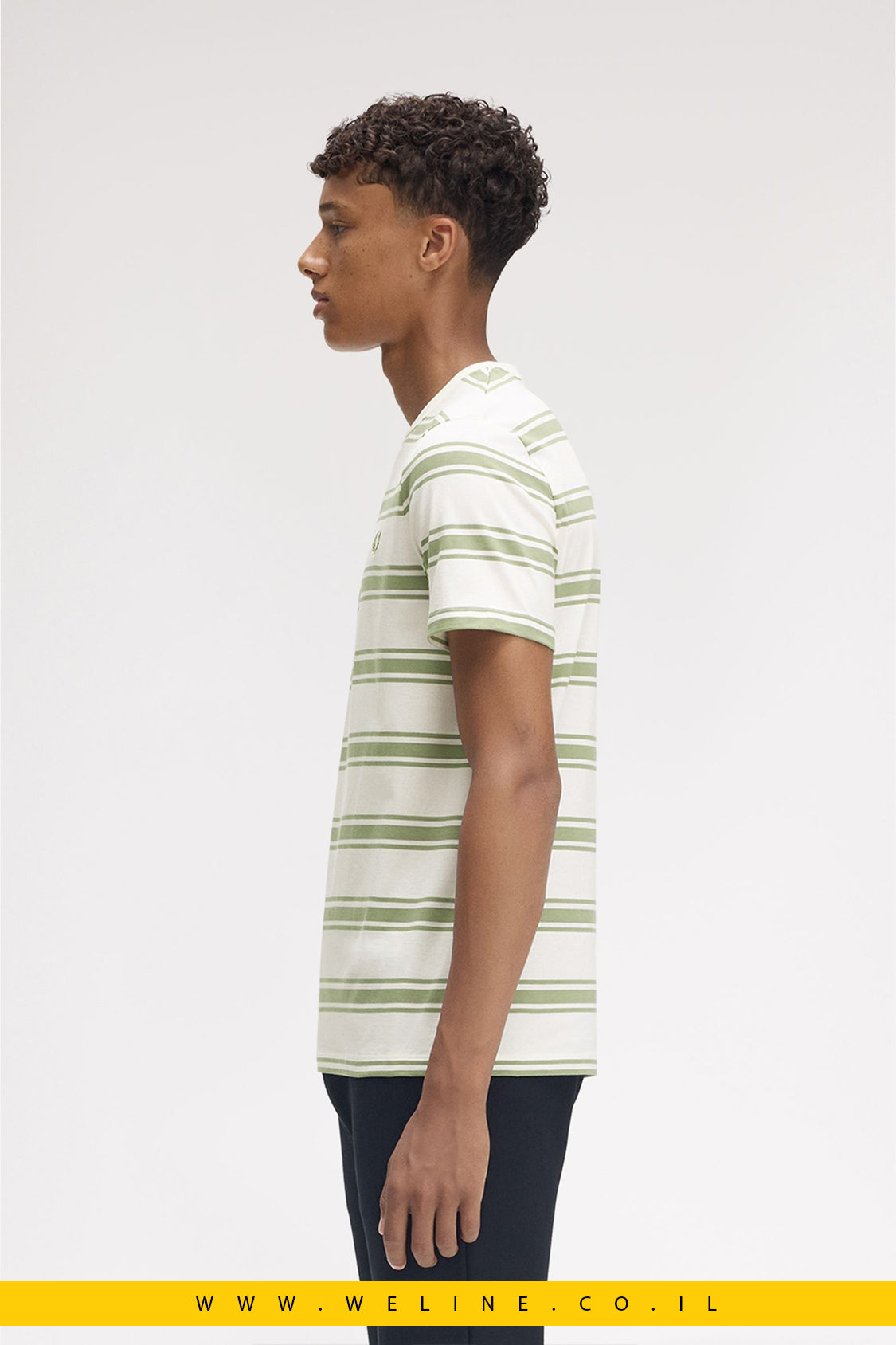 חולצת פסים דקה לגברים – Fine Stripe T-Shirt