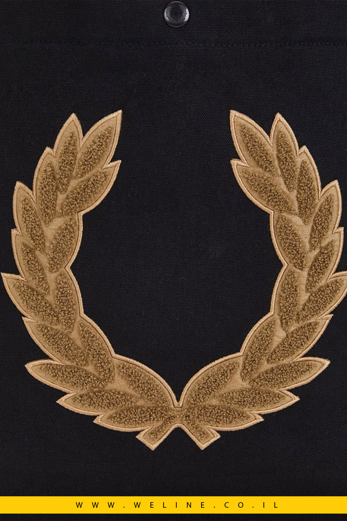 תיק טוט קנבס Fred Perry עם לוגו Laurel Wreath