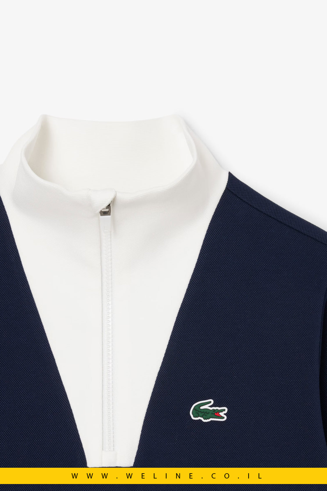 סווטשירט נשים טניס Heritage עם הגנה מקרינת UV – Lacoste