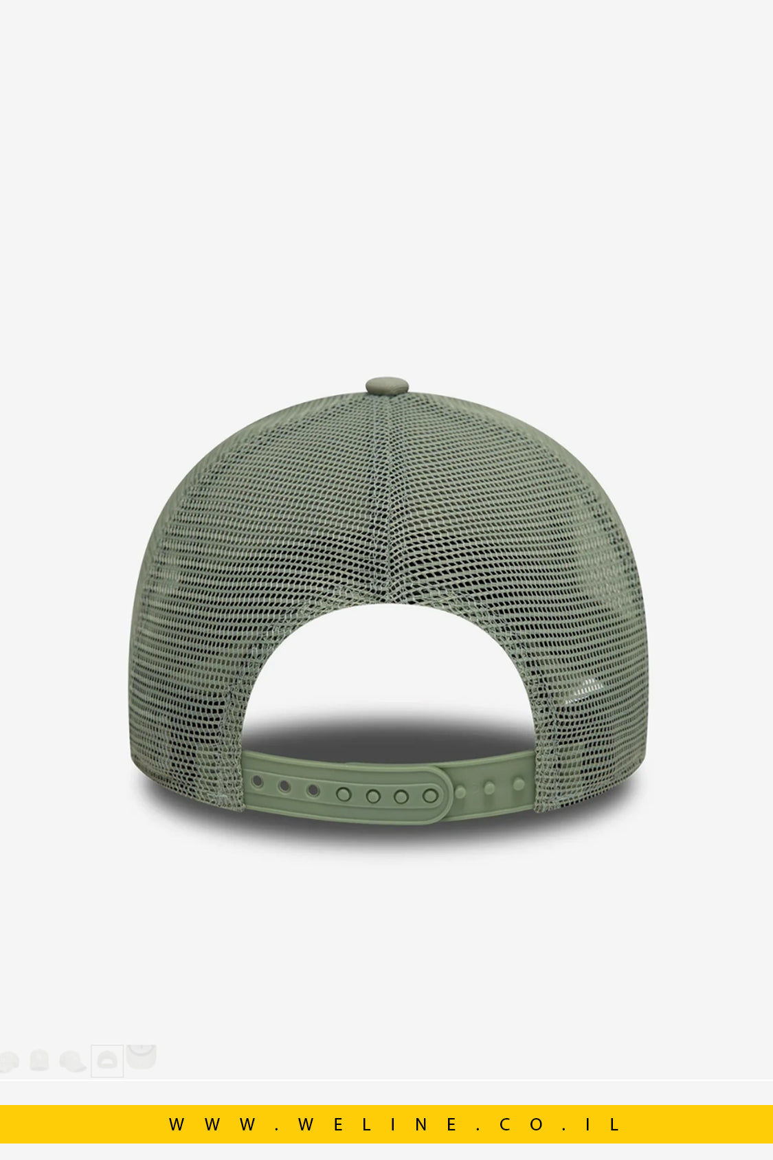 ובע משאית מתכוונן LA Dodgers League Essential Pastel Green 9FORTY A-Frame Trucker מבית New Era