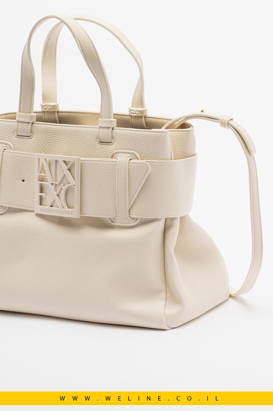 תיק שופר לבן Armani Exchange XW000285