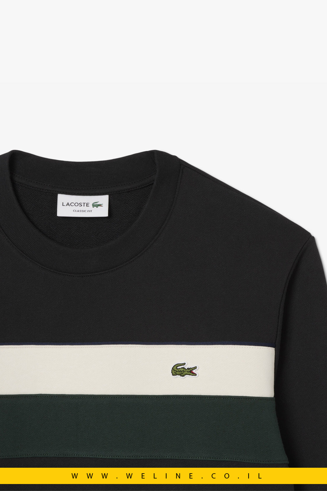 סווטשירט נשים Lacoste – Colour-Block Fleece