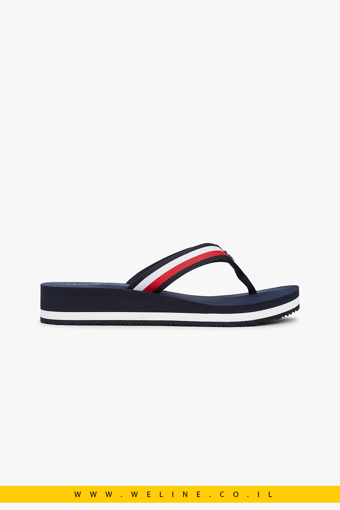 כפכפי פלטפורמה לנשים עם רצועות ממותגות – Tommy Hilfiger