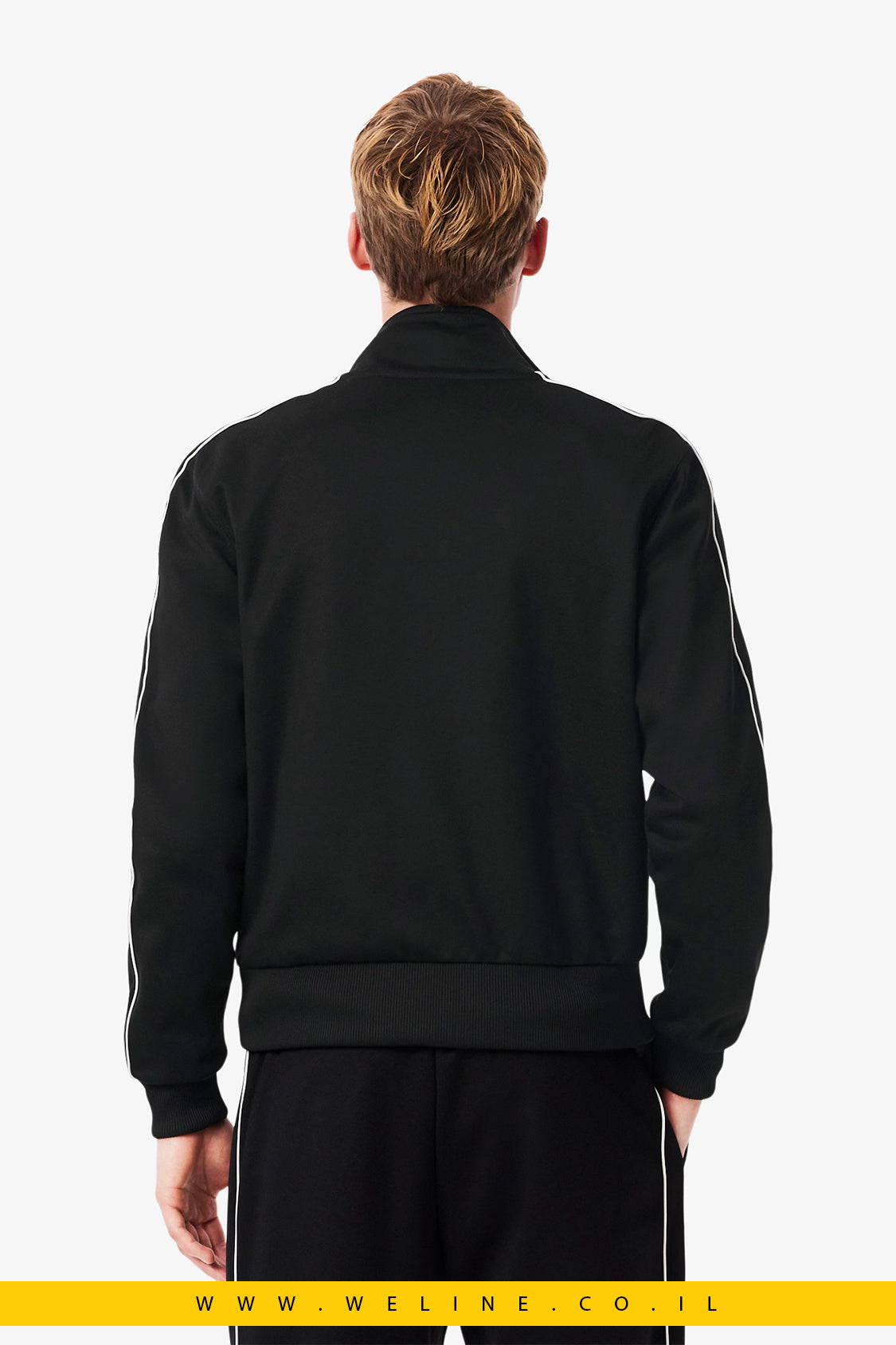 ג’קט ספורט Paris Piqué Zip Front לגברים Lacoste