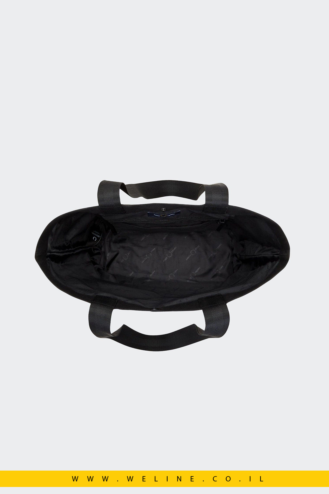 תיק טוט קנבס Fred Perry עם לוגו Laurel Wreath