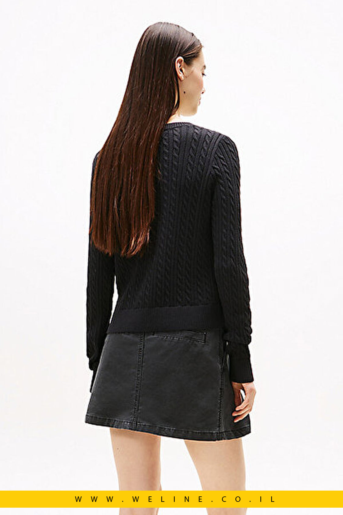 סוודר נשים Cable Essential – Tommy Jeans