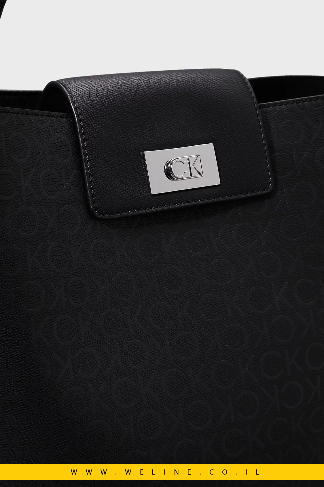 Calvin Klein – תיק נשים דגם Push Bucket בצבע שחור