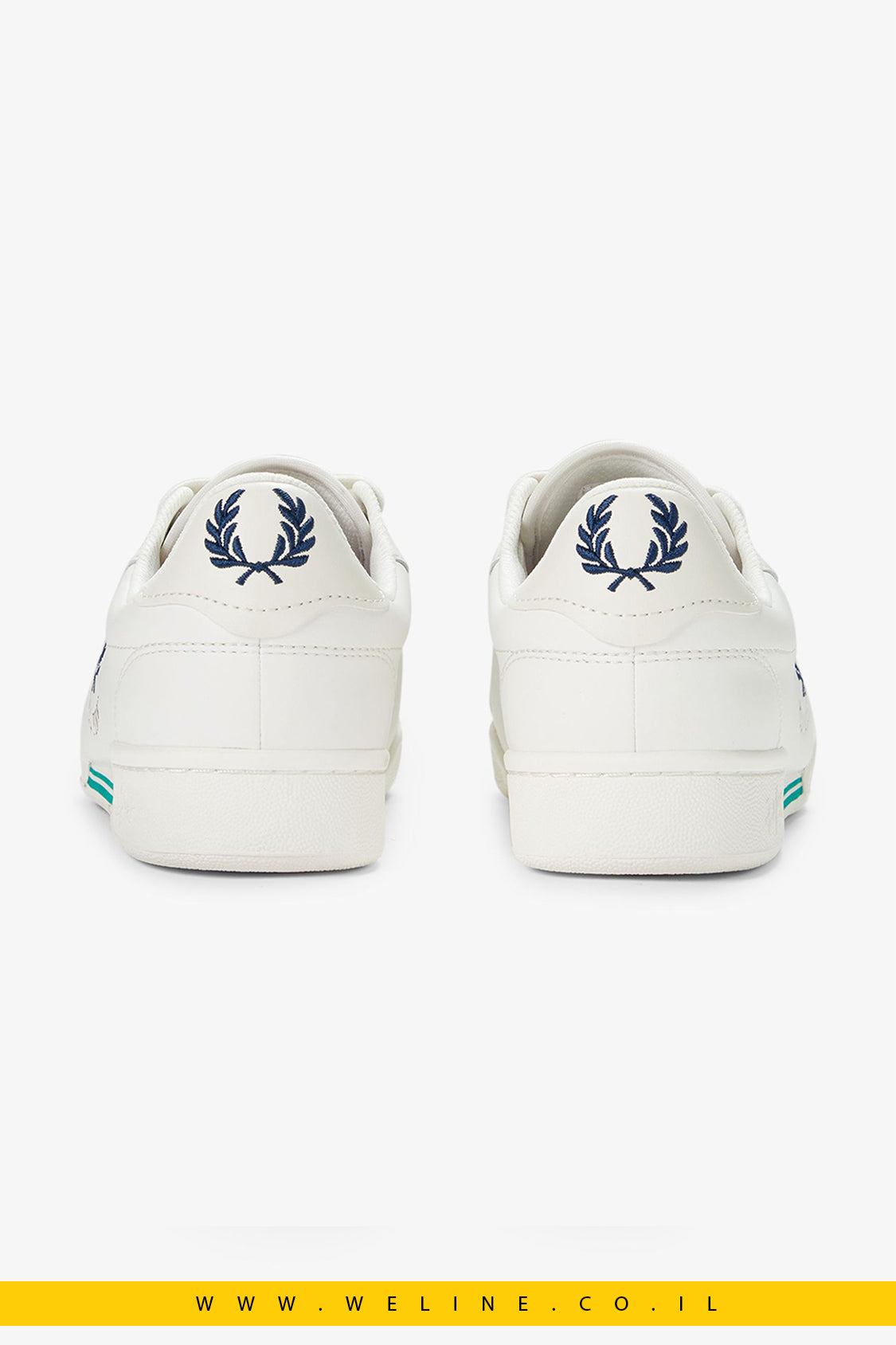 סניקרס גברים Fred Perry דגם B722 – צבע Snow White