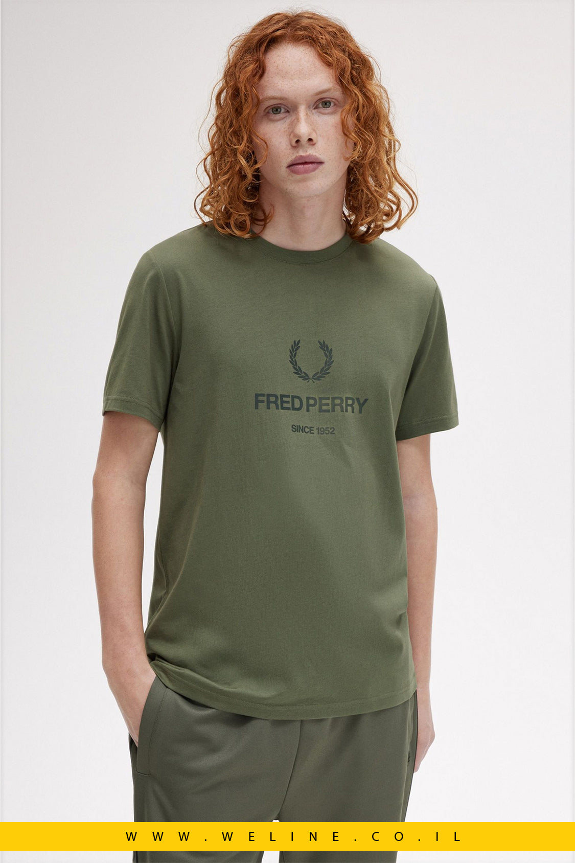 חולצת טי גרפית Fred Perry
