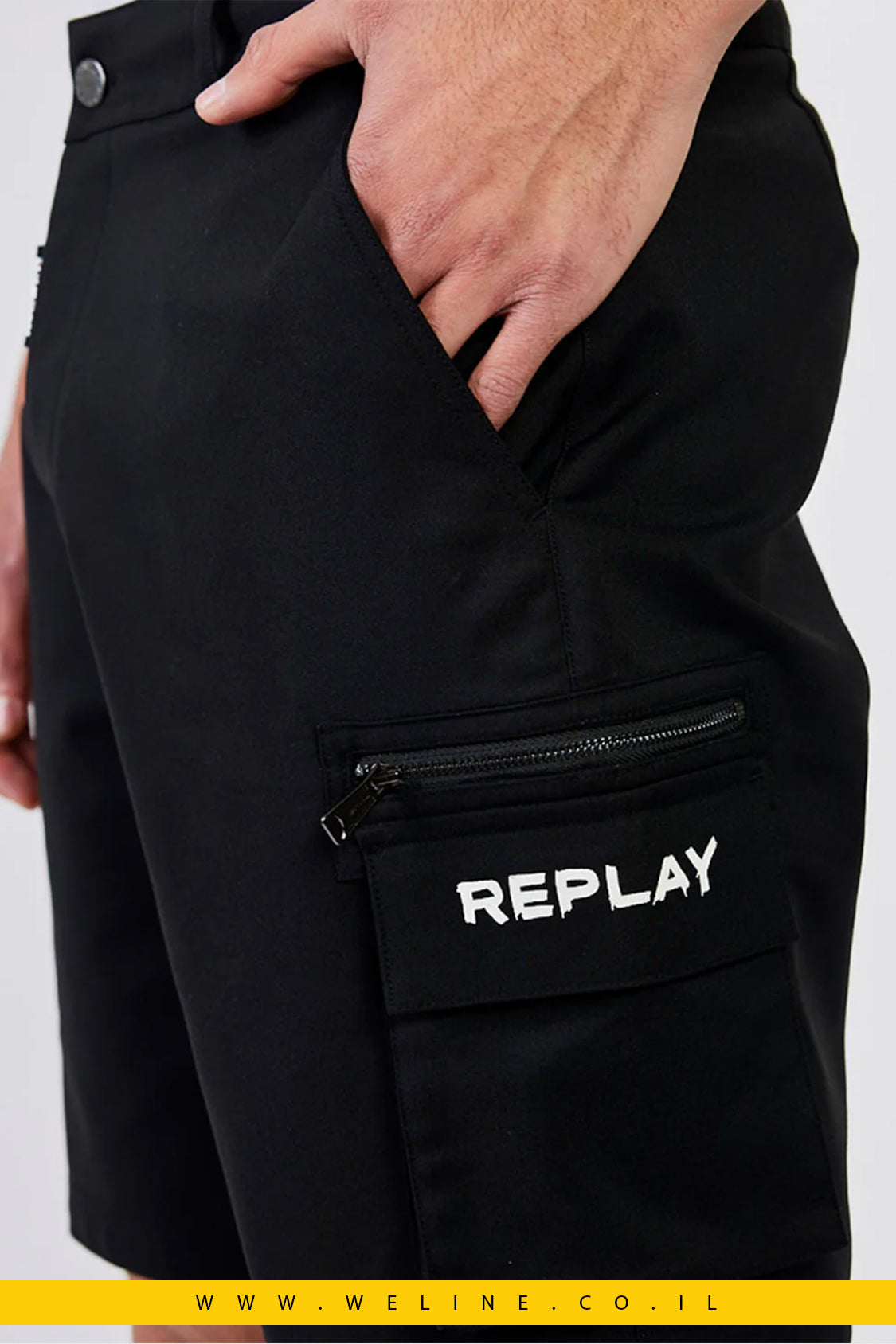 מכנסי ברמודה קצרים לגברים – 4WAY סטרץ׳