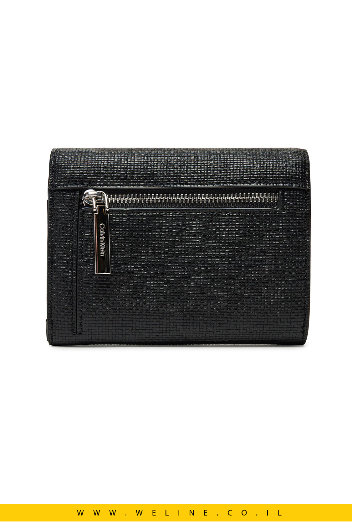 Calvin Klein – ארנק נשים קטן דגם Daily Trifold בצבע שחור
